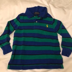 Polo long sleeve collared shirt